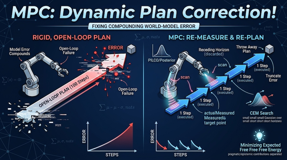 Planning Under Uncertainty: From MPC to Active Inference